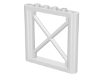 Parts Support 1 X 6 X 5 Girder Rectangular 64448 - White