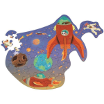 Scratch Europe Contour Puzzle: 60 Pieces Space