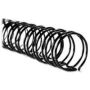 10MM Wirebind 21 Loop Plastic Binders 100 Pack Black