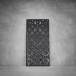 Wall Art D131 - 2000 X 1000 X 20 Indoor Matt Silver Warm White