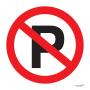 No Parking Sign Abs Tower 190X190MM