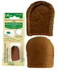 Clover Natural Fit Leather Thimble - Stitch And Go
