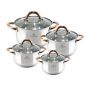 Stainless Steel 8 Piece Cookware Set