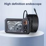 Industrial Endoscope With Light Borescope Inspection Camera 8MM Camera Sewer Camera With 4.3" Lcd Screen Drain Snake Camera Auto