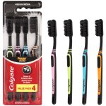 Colgate Double Action Toothbrushs Charcoal 4 Pack