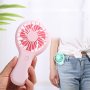 Handheld Fan Pocket Cooling USB Rechargeable Student Office Travel Fan Outdoor Home Phone Holder