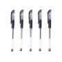 Simple Clear Plastic Neutral Gel Pens Pack Of 5