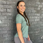 Vee-strapped Tee Green - L Green