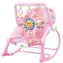Baby Cradle Safety Crib Baby Rocker- Pink