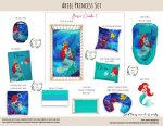 Cot Duvet Bedding Ariel Princess Set