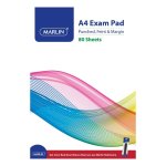 Marlins 80L A4 Exam Pads – Punched X 5