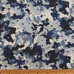 100% Tton Camouflage Sheeting -1BLUE