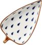 Ceramic Japanese Leaf Shape Snack Dish/hand-painted MINI Sauce Plate