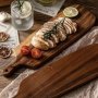 1PC Chopping Board Wooden Cutting Board Butcher Block Cheese Charcuterie Board Charcuterie Board For Meat Cheese Bread Vegetables And Fruits Cutting Board For Home