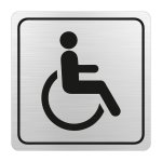Parrot Disabled Toilet Symbolic Sign 150 X 150MM