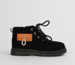 Chunky Ankle Boot - 2 Kids Black