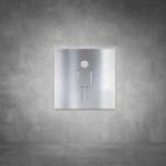 Toilet Male Sign D02 - Brushed Stainless Steel