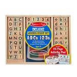 Melissa & Doug Wooden Abc Activity Stamp Set