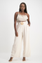 Jenna Linen Pant - Stone - M