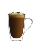Borosilicate Double Wall 320ML Cup 2 Piece - Clear