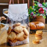 50PCS Large Transparent Nylon Ziplock Bags For Cookies & Biscuits - Reusable Airtight Seal For Freshness - Perfect For Desserts