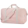 Extra Large Travel Duffel Bag Foldable Weekender Packable Lightweight Luggage Bag Overnight For Women And Men 85L Pink