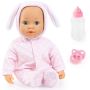 First Words Baby Doll - Onesie - Pink With Accessories - 38CM Tall