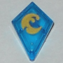 Parts |tile Modified 1 X 2 Diamond With Elemental Water Pattern 35649PB01