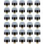 30 Pcs 12 MM/13 Mm Billiard Pool Cue Stick Tips Screw On Tips Ferrules