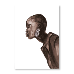 Mbali Bronze Art Print - A0