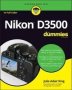 Nikon D3500 For Dummies   Paperback