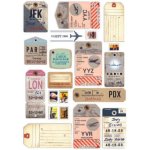 Deco Print Travel Tags