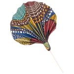Colourful Palm Hand Fan Topper