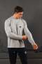 Long Sleeve Vagabond Tee In Grey Melange - 3XL