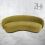 Oval Elegant 3 Seater Sofa