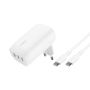 Belkin - Boostcharge 67 Watt Triple Usb-c Portscharger With 2 Meter - White