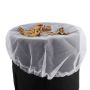 3 Pieces White Rain Barrel Covers 83CM Diameter