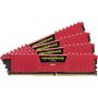 CMK16GX4M4A2666C16R Vengeance Lpx 16GB 4X4GB DDR4-2666MHZ CL16 1.2V Red Desktop Memory