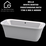 Bell A White Skirted Freestanding Bath - 1700 X 800 X 460MM