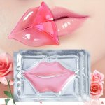 10PCS Hydrating Pink Crystal Lip Mask Patches - Moisturize And Revitalize Your Lips