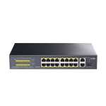 Cudy 16 Port 10 100 MBPS|1 X GBE|1 X Gbe sfp Combo|unmanaged Po E+ SWITCH|200W FS1018 PS1