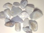 Blue Lace Agate Tumbled Stone