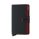 Miniwallet Matte Black & Red