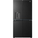 Haier 636L Frost Free Multi-door Fridge With Water & Ice Dispenser Black HRF-850VNWIMBL