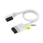 Corsair Icue Link 200MM Right-angled White Cable Kit – 2-PACK