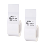 - B1 B21 B3S - 30X20MM - White - 2 Pack 320 Labels Per Roll