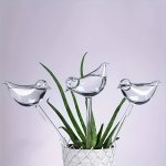 1PC Bird Automatic Plant Waterer Plastic Self-watering Stakes Water Globe Automatic Irrigation Device For Indoor & Outdoor Plant