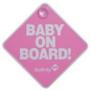 Safeway Baby On Board Sign Pink
