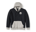 Willie G Skull Colorblock Zip