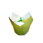 Fancy Flower Tulip Muffin Cup – Gold